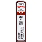 Rotring Polymer Leads, 2B, 0,5 mm (S0312630)