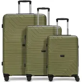 Redolz Essentials 05 3-SET 4-pyöräinen Matkalaukkusetti 3-osainen Oliivinvihreä