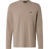 BOSS Long 10256064 Green Pitkähihainen T-paita