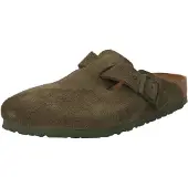 Birkenstock Boston Suede Leather Narrow Klompit