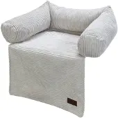 Designed By Lotte sohvatyyny Ribbed, vaaleanharmaa 50x45x13,5cm koira