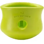 West Paw Zogoflex Toppl herkkupalapeli koiralle - Interaktiiviset purulelut koirille - Koiran lelu kohtalaisille pureskelijoille Fetch Catch - Pit