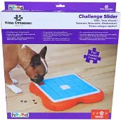 Nina Ottoson - Dog Challenge Slider, Level 3 (Advanced) Blue 37 x 37 x 5 cm - Koirat - Koiran lelut ja pelit - Aktivointilelut
