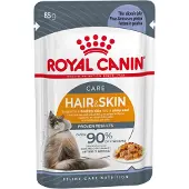 Royal Canin Hair & Skin Care Jelly 85g, 48-pack