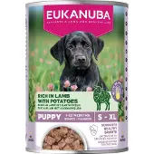 Eukanuba Life Care Puppy Chicken & Lamb with Potatoes, Koiran märkäruoka, 400 g