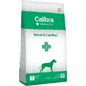 Calibra Veterinary Diets Dog Renal - Cardiac kuivaruoka sydän- ja munuaissairauksista kärsiville koirille, 12 kg