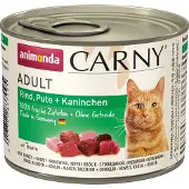 Animonda 24x200g Adult nauta, kalkkuna & kani Kissanruoka