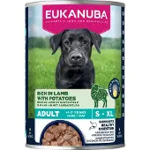 Eukanuba Life Care Chicken and Lamb with Potatoes, Koiran märkäruoka, Adult, 400 g