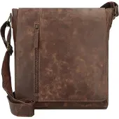 Harold's Crunchy Crossbody-laukku Nahka 27 cm Ruskea