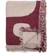 Bloomingville Olica torkkupeitto 130x160 cm Punainen