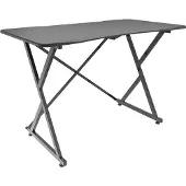 Techly ICA-TB ESG01 Black desk 110 cmx60 cm
