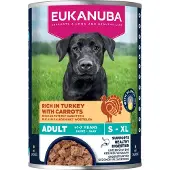 Eukanuba Life Care Turkey and Carrots, Koiran märkäruoka, Adult, 400 g