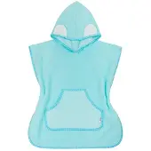 Bocioland Pyyhe-poncho BL180, vaaleansininen
