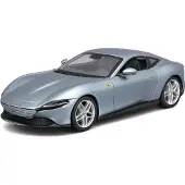 Bburago Ferrari Roma 1:24 grau, Superauton pienoismalli, Esikoottu, 1:24, Ferrari Roma, Ei sukupuolirajoitusta, Metalli, Muovi