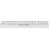 Linex 1015M, Viivain, Styreeniakryylinitriili (SAN), Harmaa, cm, mm, 150 mm, 22 mm (100413023)