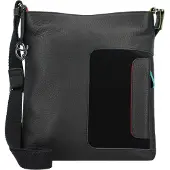 Mywalit Crossbody-laukku Nahka 22 cm Musta