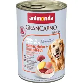 Animonda 6x400g Adult Single Protein Sensitive puhdasta nautaa ja perunaa koiran märkäruoka