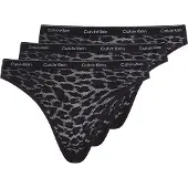 Calvin Klein Underwear Alushousut 'Icon Lace' vaaleanharmaa / musta
