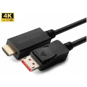 Microconnect DisplayPort – HDMI -kaapeli, jossa 4K, 2 m, musta