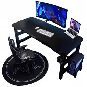 Hobby Hall Pelipöytä moderni tietokone musta parvi 120 cm