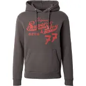 Superdry Collegepaita mudanvärinen / punainen