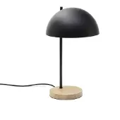 Kave Home Catlar-pöytävalaisin saarni / musta metalli