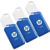 HP x755w Triple Pack USB-muistitikku, 3 x 64 GB