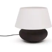Kave Home Nessi-pöytävalaisin musta / valkoinen