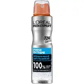 L'Oréal Men Expert Fresh Extreme 48H Non-Stop -kuivaa pitävä Suihkutettava deodorantti 150 ml