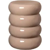 Blomus Ceramic Stool, Round - Ø 34 Cm - Toru - Fungi - Beige - L 34CM