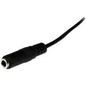 StarTech.com MU2MMFS, 3.5mm, Uros, 3.5mm, Naaras, 2 m, Musta