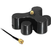DeLOCK 88439, ABS-synteettinen, Musta