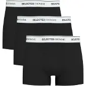 Selected Slmliam 3-Pack Trunk Noos - Black - L