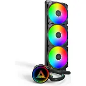 Montech LightFlow 360 ARGB -nestejäähdytin, musta