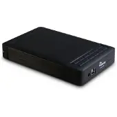 Inter-Tech Argus GD-35LK01, HDD-kotelo, 3.5", SATA, Serial ATA II, Serial ATA III, 5 Gbit/s, USB-liitettävyys, Musta (88884068)
