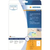 Herma 4375 -tarra, läpinäkyvä 210x297 mm, muovi, matta, 1os. 25/pak