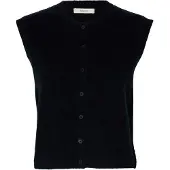 Selected Slwlulu Sl Button O-Neck Vest Noos - Navy - XXL