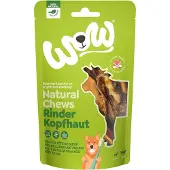 Kärkkäinen Wow dog naudan päänahka 350g koiran herkku