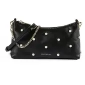 Coccinelle Aura Crossbody-laukku Nahka 22 cm Musta