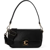 Coccinelle C-Me Lock Olkalaukku Nahka 24 cm Musta
