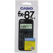Casio FX-87DE X, Tasku, Funktiolaskin, Akku/Aurinko, Musta