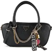 GUESS for woman. HWBG9899050 Davina Charms black bag (OSFA), Casual, Polyurethane