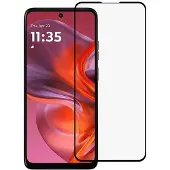 SKALO 2-KPL Motorola Moto G05 Koko Näytön Karkaistu Lasi - Musta