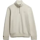 Superdry Essential Logo Half Zip - Cream - M