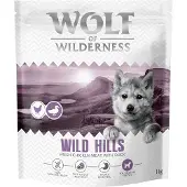 Wolf of Wilderness 4x1kg Junior Wild Hills ankka viljaton koiranruoka