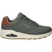 SKECHERS Matalavartiset tennarit 'Uno - Suited On Air' oliivi / valkoinen