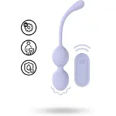 Loveline - vibraatio kegel-pallot duo - lila