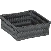 Handed By - Fit Square Säilytyskori 18x18x7 cm Dark Grey