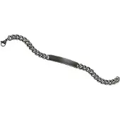 Lykken Strong teräslaattaranneketju 8 mm gun metal-21
