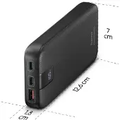 Hama HA-00201718 10000mAh, 20W -varavirtalähde, Antrasiitti